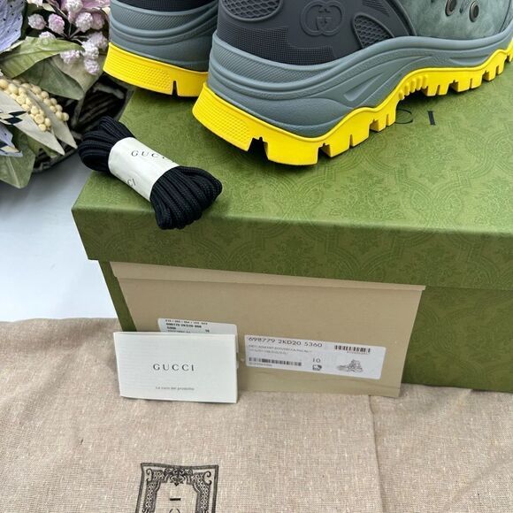 Men’s Gucci lace up boots size 10 made in Italy - Picture 5 of 10